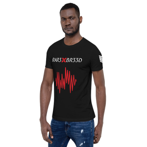 BALL+GRIND- RAR3 BR33D Blk/Red/Wht Short-Sleeve Unisex T-Shirt