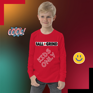BALL+GRIND - KIDS ONLY Youth long sleeve tee